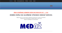 Desktop Screenshot of medaz-servis.hr